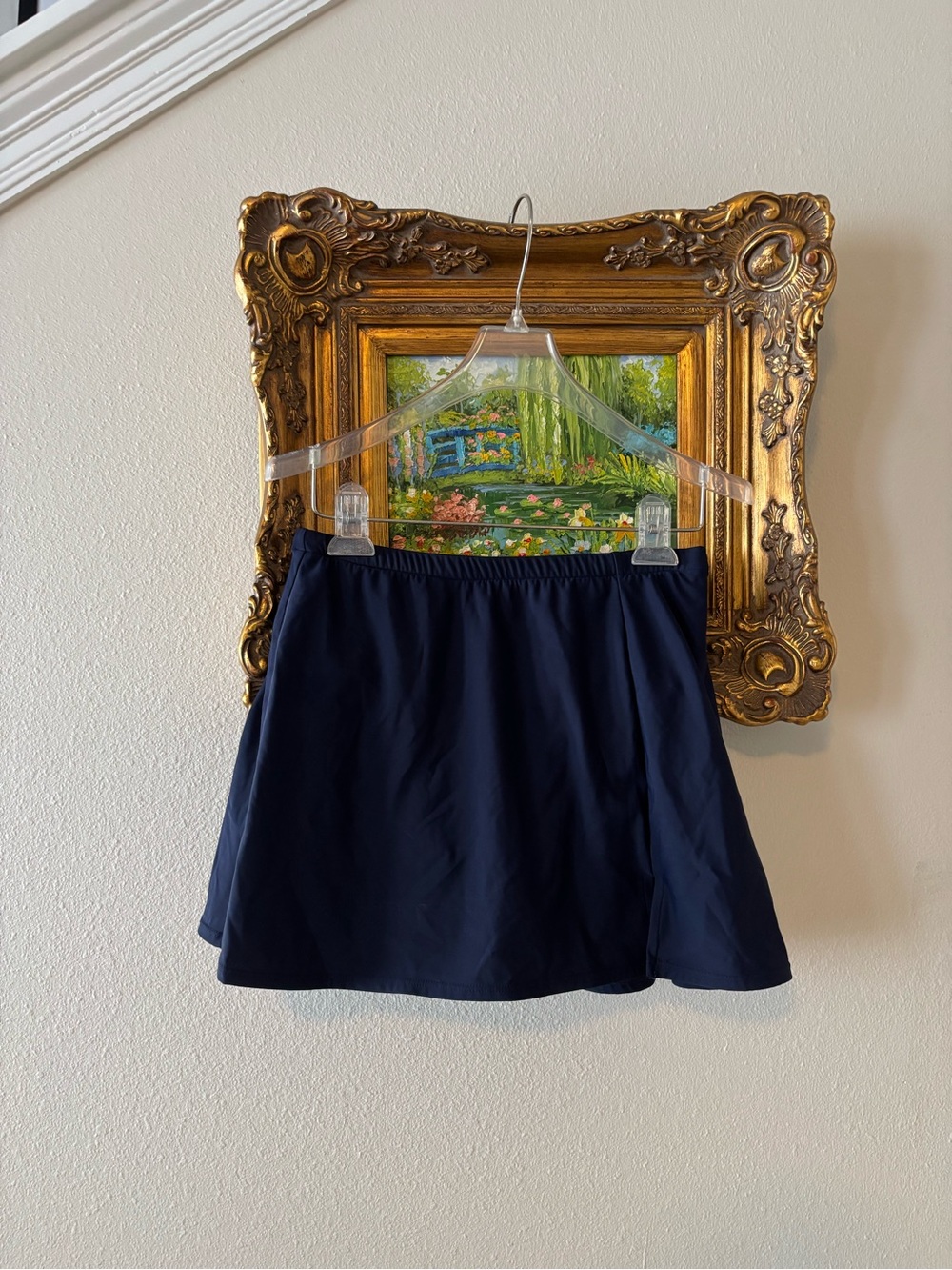 Navy Swim Skirt skort